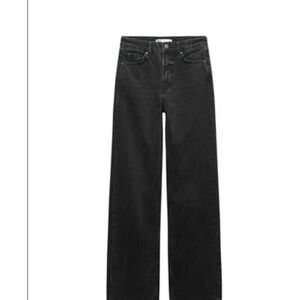 Zara High Waisted Wide Leg Jeans